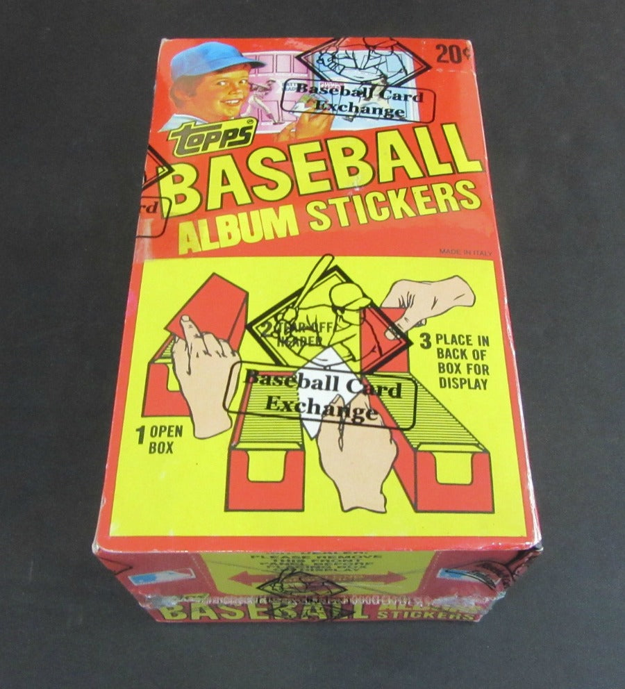 1982 Topps Baseball Album Stickers Unopened Box (BBCE)