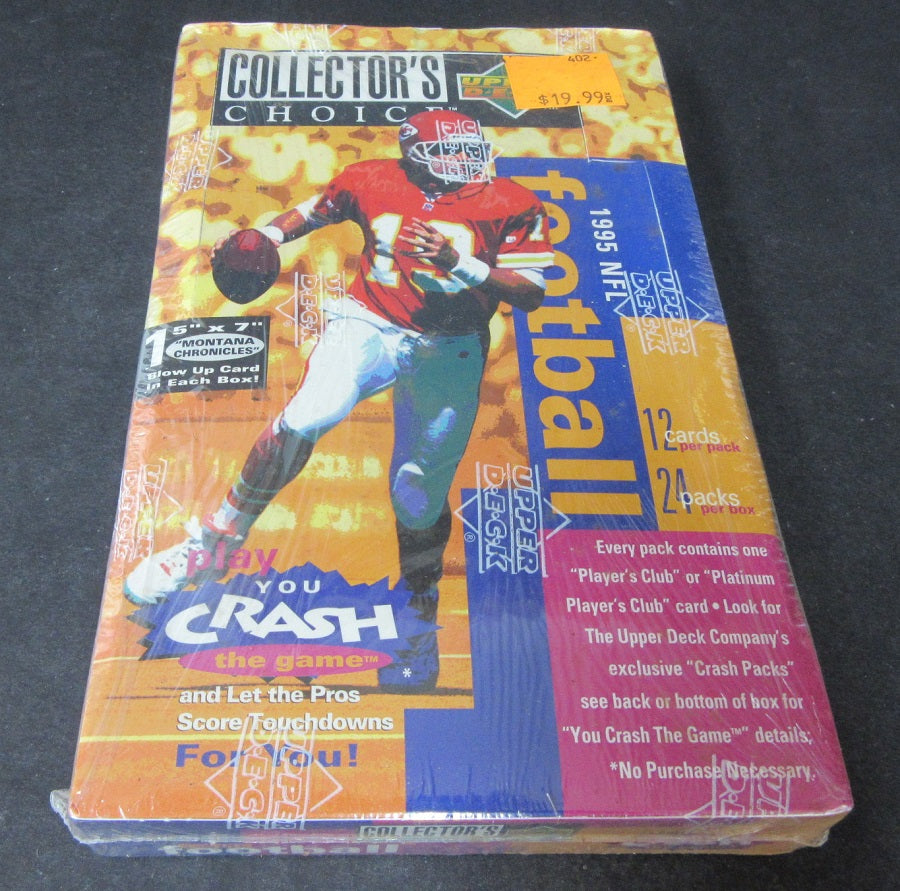 1995 Upper Deck Collector's Choice Football Box (Retail) (24/12)