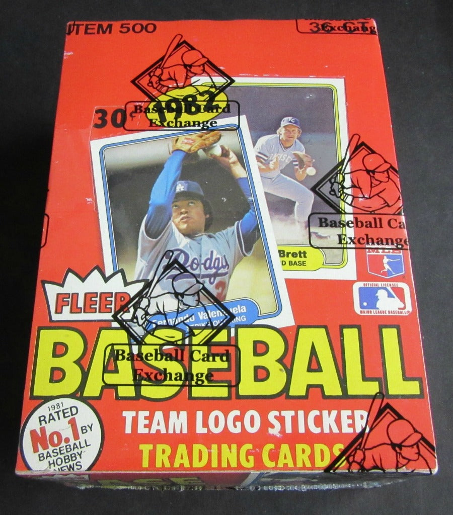 1982 Fleer Baseball Unopened Wax Box (FASC)