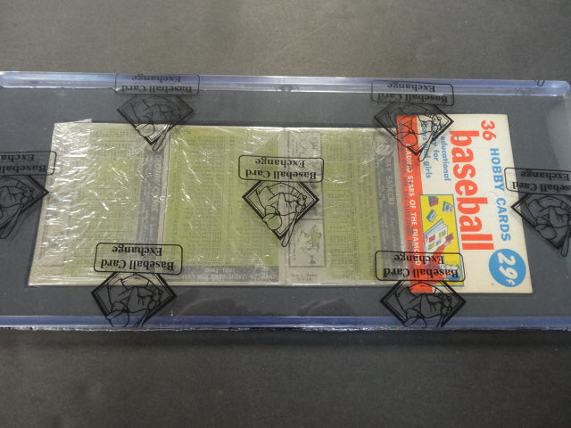 1961 Topps Baseball Unopened Rack Pack (#1)