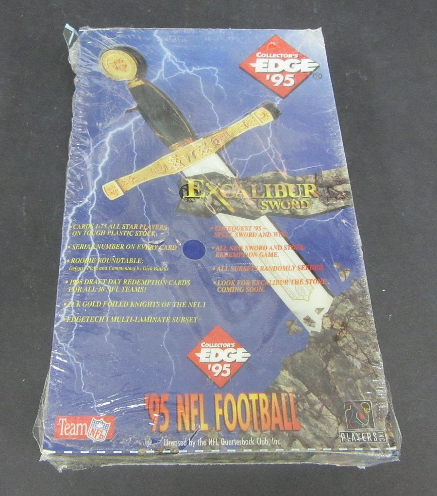 1995 Collectors Edge Excalibur Football Sword Series 1 Box