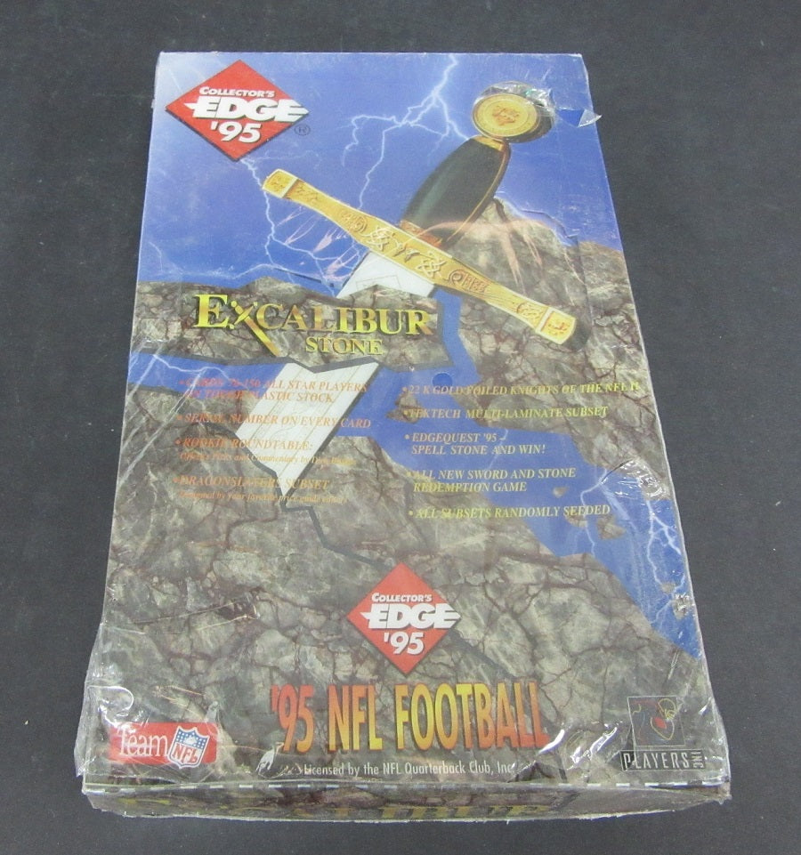 1995 Collectors Edge Excalibur Football Stone Series 2 Box