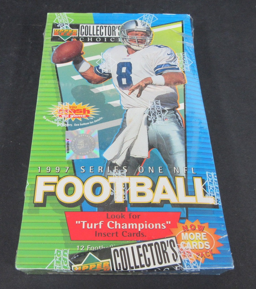 1997 Upper Deck Collector's Choice Football Series 1 Box (Retail) (24/12)