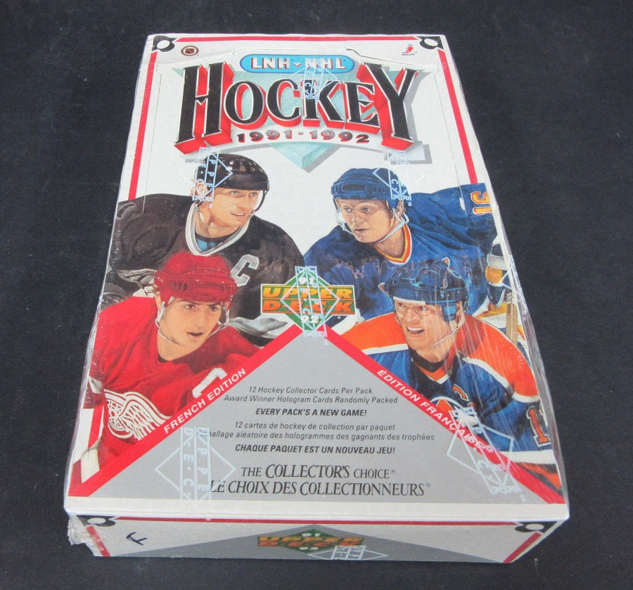 1991/92 Upper Deck Hockey Low Series Box (French)