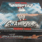 2011 Topps WWE Champions Wrestling Cards Box