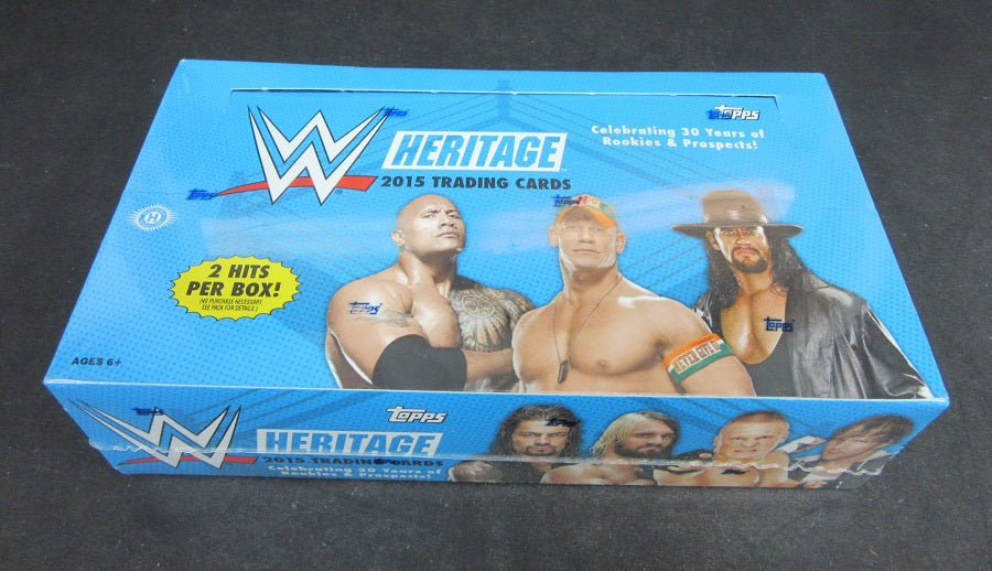 2015 Topps Heritage WWE Wrestling Cards Box (Hobby)