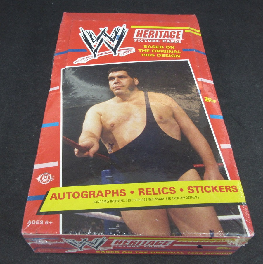 2012 Topps Heritage WWE Wrestling Cards Box (Hobby)