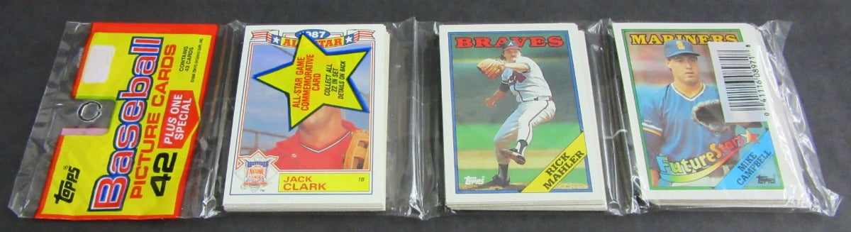 1988 Topps Baseball Unopened Rack Pack
