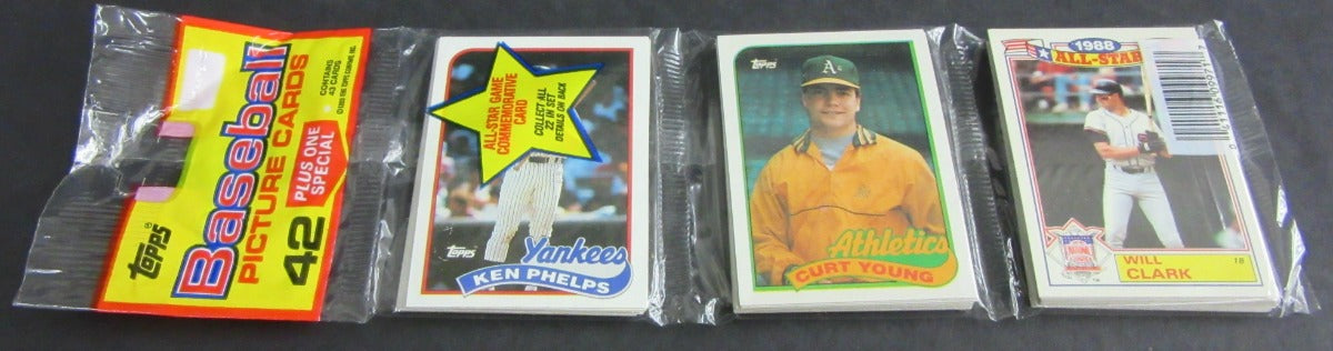 1989 Topps Baseball Unopened Rack Pack