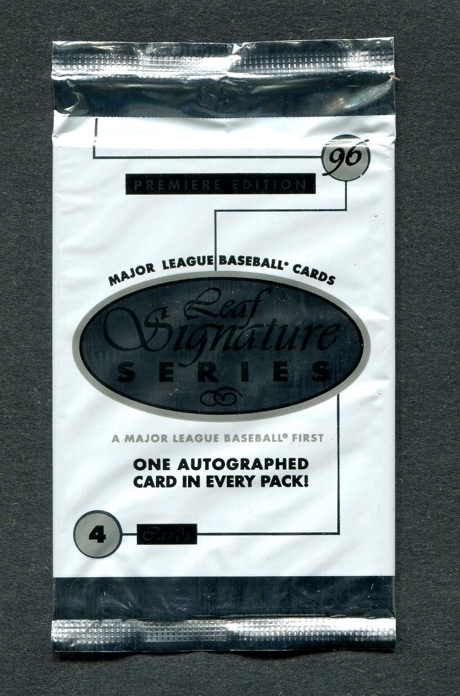 1996 Leaf Signature Series Baseball Premiere Edition Unoepned Pack