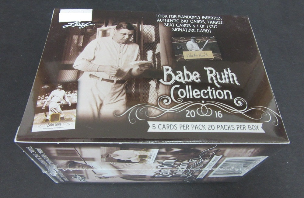 2016 Leaf Baseball Babe Ruth Collection Box