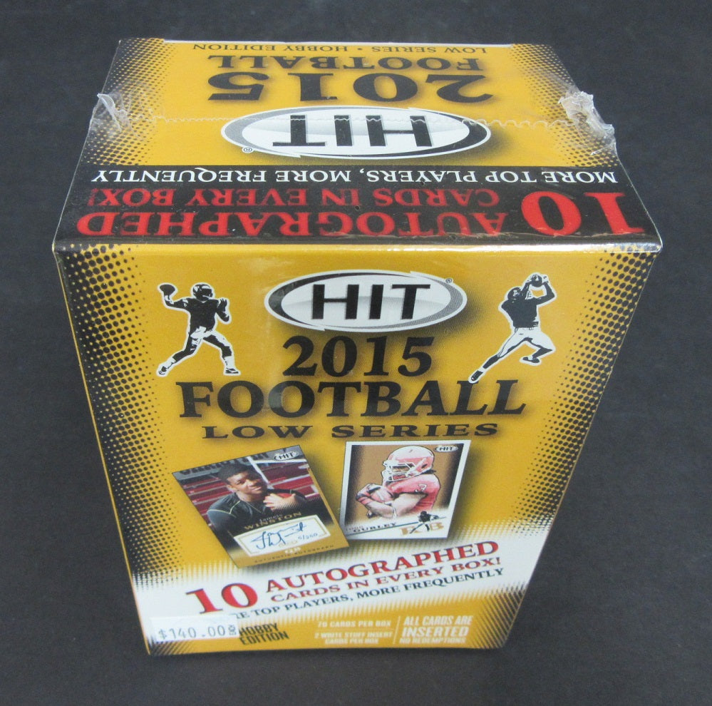 2015 Sage Hit Football Low Series Box (Hobby) (10 autos)