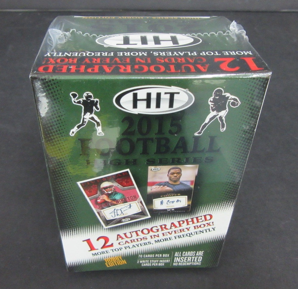 2015 Sage Hit Football High Series Box (Hobby) (12 autos)