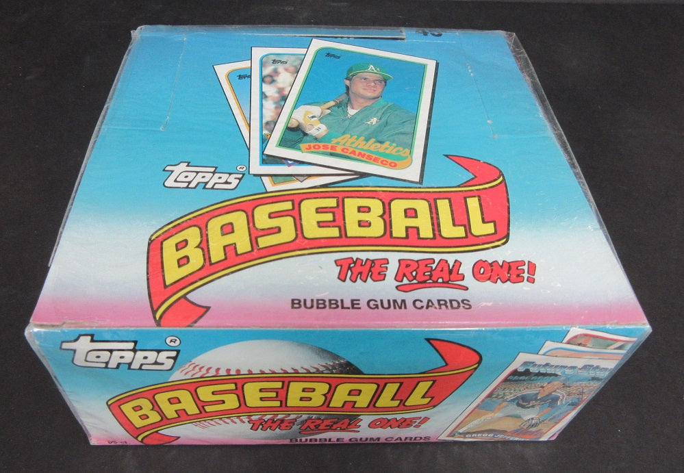1989 Topps Baseball Box (Alternate Wrap)