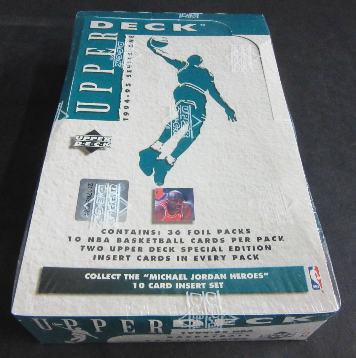 1994/95 Upper Deck Basketball Series 1 Box (Teal) (36/10)