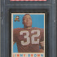 1959 Topps Football Unopened Cello Pack PSA 7 Jim Brown Top