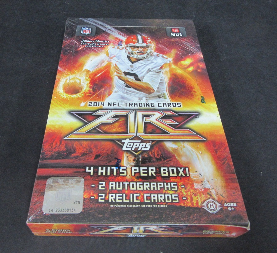 2014 Topps Fire Football Box (Hobby)