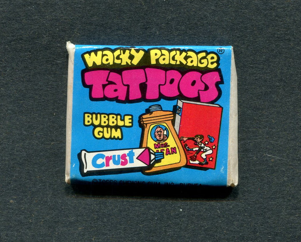 1974 Topps Wacky Package Tattoos Unopened Pack