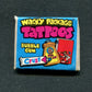 1974 Topps Wacky Package Tattoos Unopened Pack