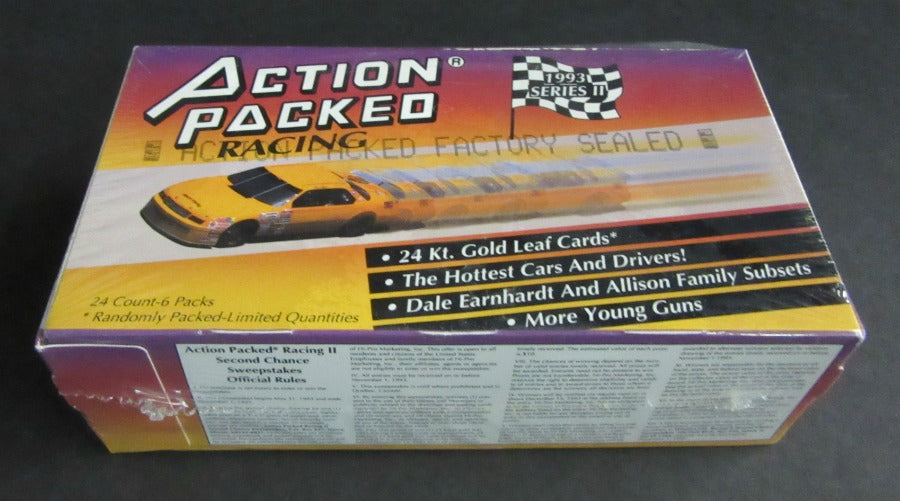 1993 Action Packed Racing Race Cards Series 2 Box