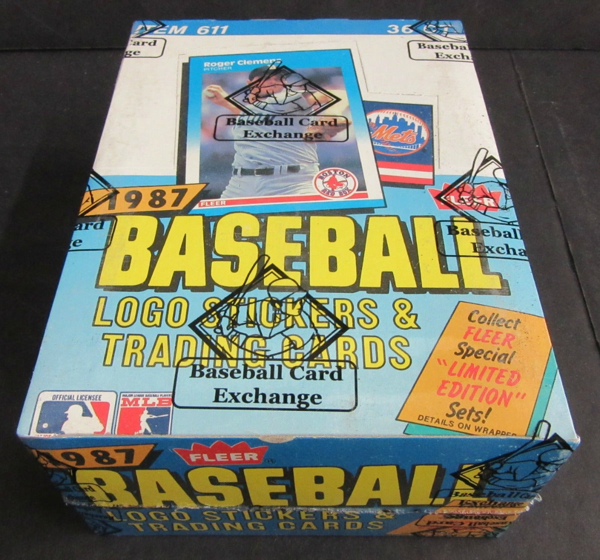 1987 Fleer Baseball Unopened Wax Box (FASC)