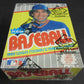1989 Fleer Baseball Unopened Wax Box (FASC) (Code 90961)
