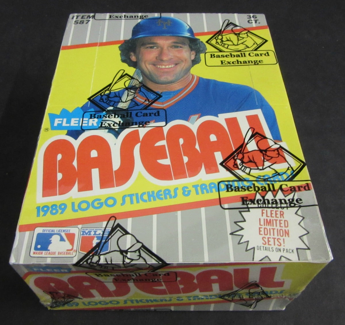 1989 Fleer Baseball Unopened Wax Box (FASC) (Code 90961)