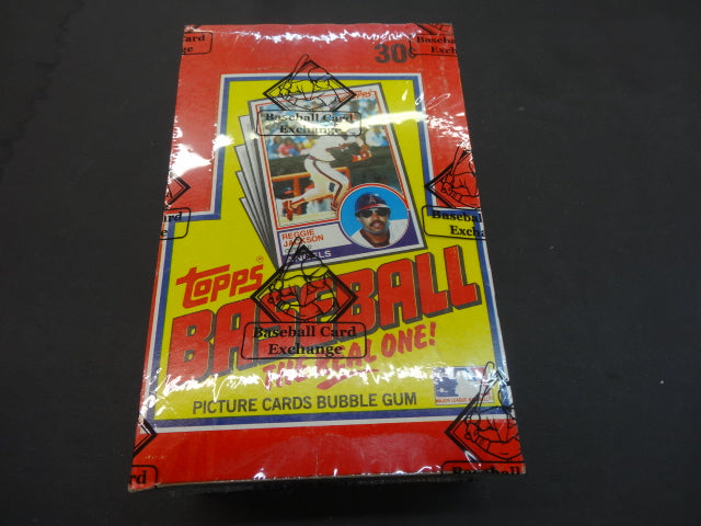 1983 Topps Baseball Unopened Michigan Test Box (FASC)