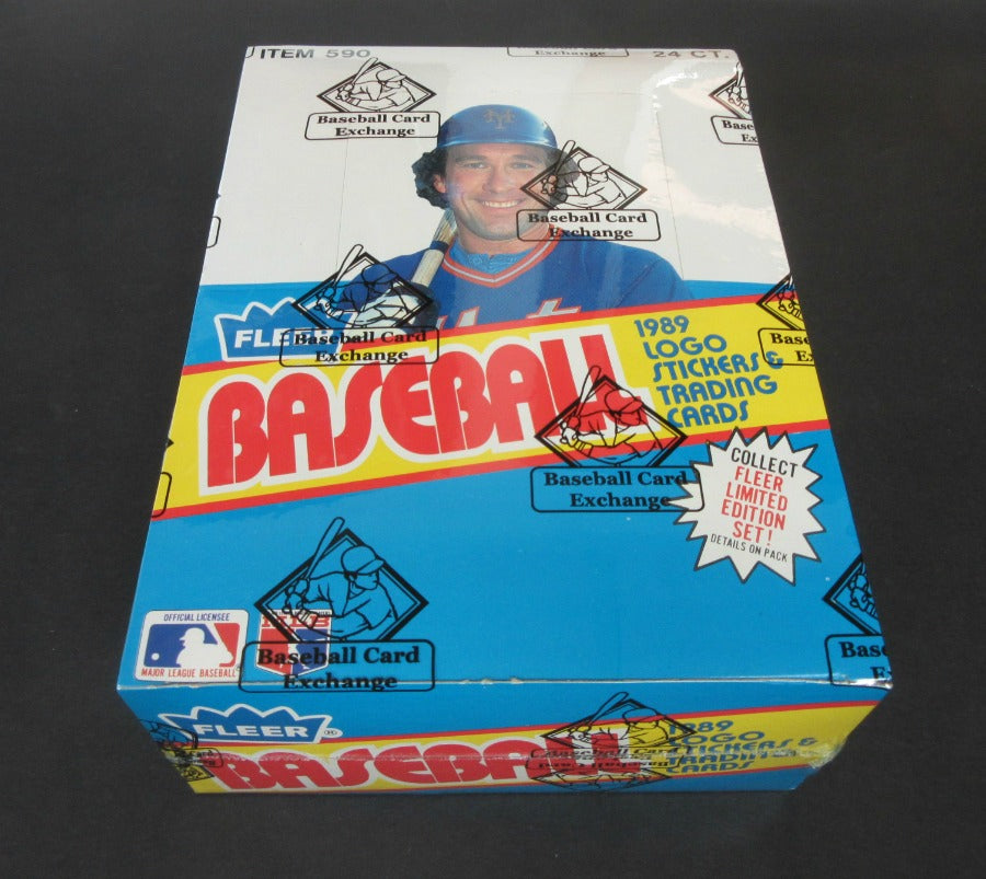 1989 Fleer Baseball Unopened Rack Box (FASC)