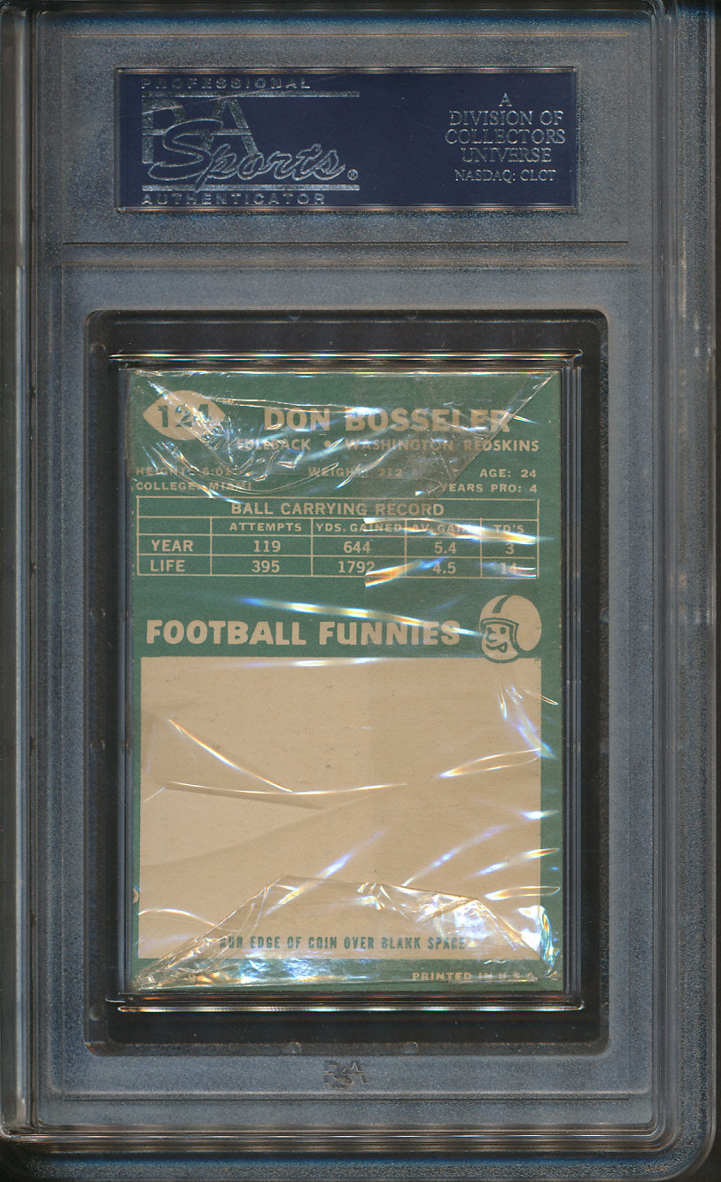 1960 Topps Football Unopened Cello Pack PSA 5 McGhee Top