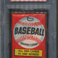 1976 Topps Baseball Unopened Wax Pack PSA 8 w/ Carlton Back