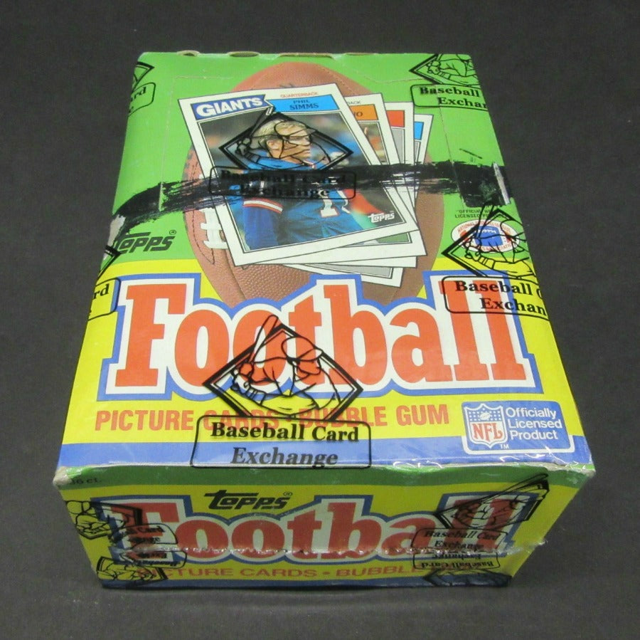 1987 Topps Football Unopened Wax Box