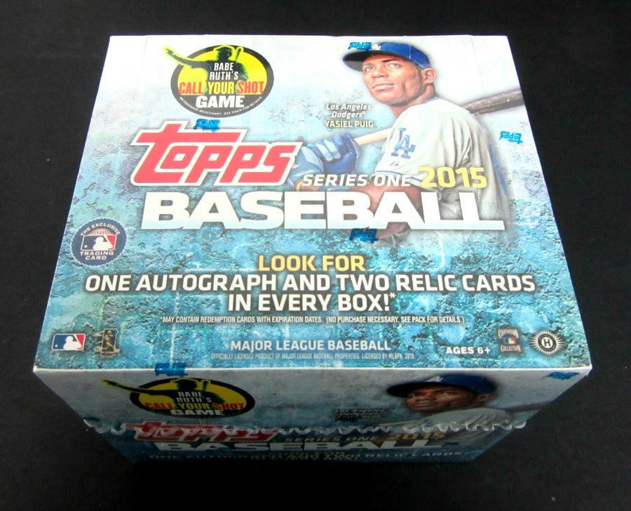 2015 Topps Baseball Series 1 Jumbo Box (Hobby) (10/50)
