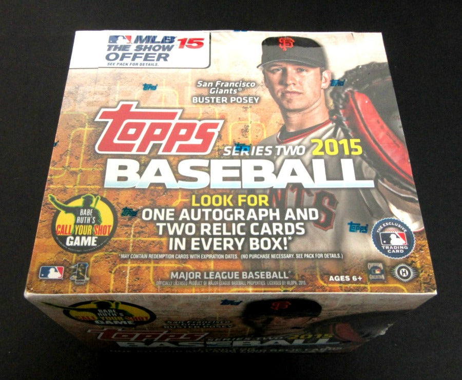 2015 Topps Baseball Series 2 Jumbo Box (Hobby)