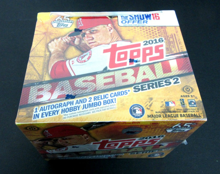 2016 Topps Baseball Series 2 Jumbo Box (Hobby) (10/50)
