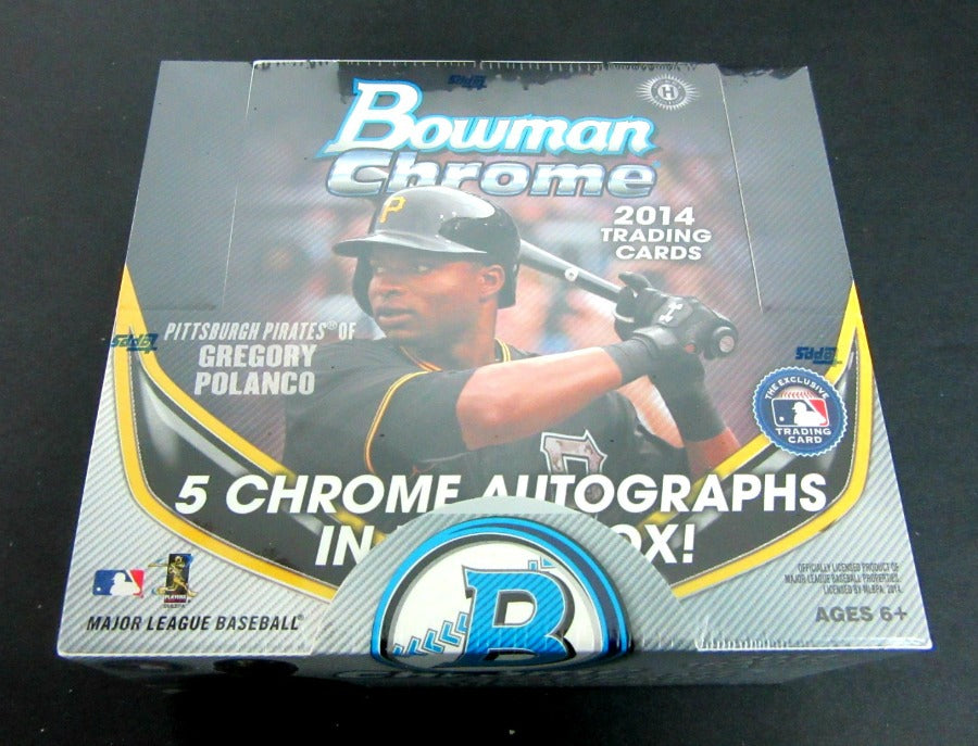 2014 Bowman Chrome Baseball Jumbo Box (Hobby) (12/13)