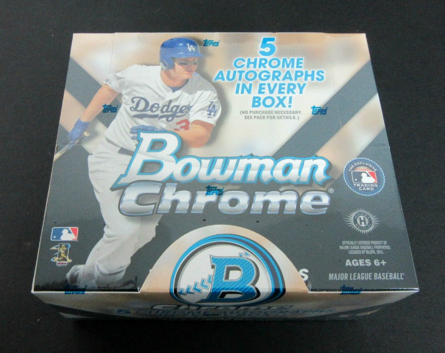 2015 Bowman Chrome Baseball Jumbo Box (Hobby) (12/13)