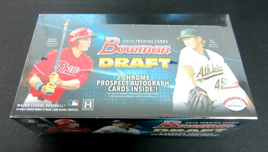 2016 Bowman Draft Baseball Jumbo Box (Hobby) (12/32)