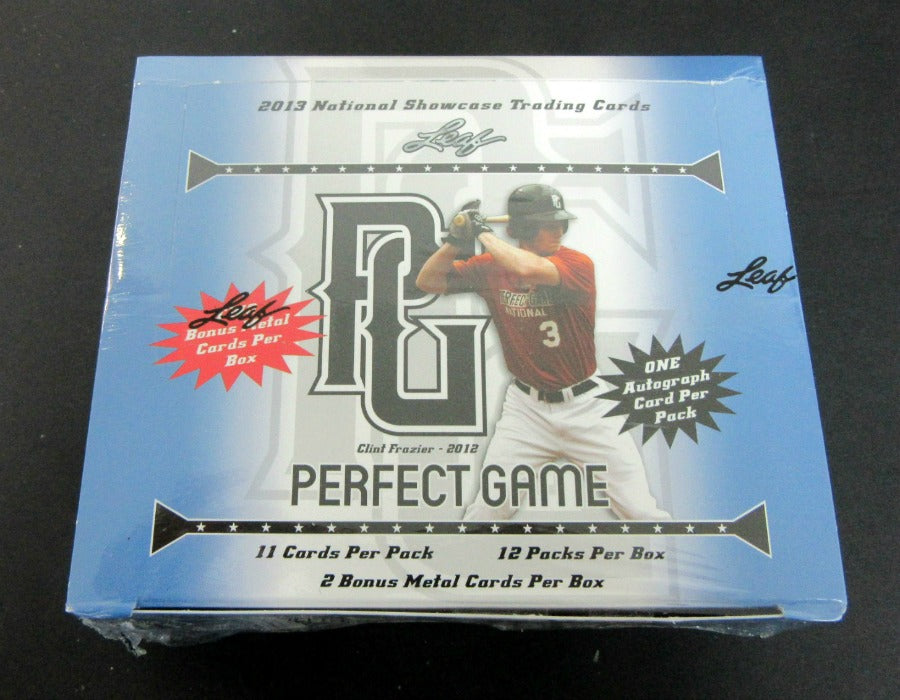 2013 Leaf National Showcase Perfect Game Baseball Box
