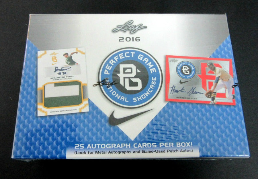 2016 Leaf National Showcase Perfect Game Baseball Box