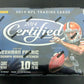 2014 Panini Certified Football Box (Hobby)