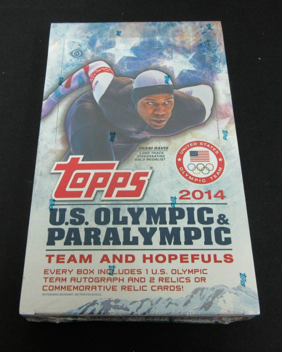 2014 Topps U.S. Olympic & Paralympic Trading Card Box (Hobby) (24/8)