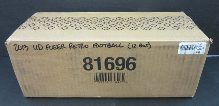 2013 Upper Deck Fleer Retro Football Case (Hobby) (12 Box)
