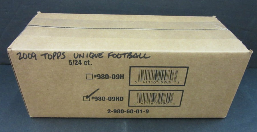 2009 Topps Unique Football Case (Hobby) (5 Box)