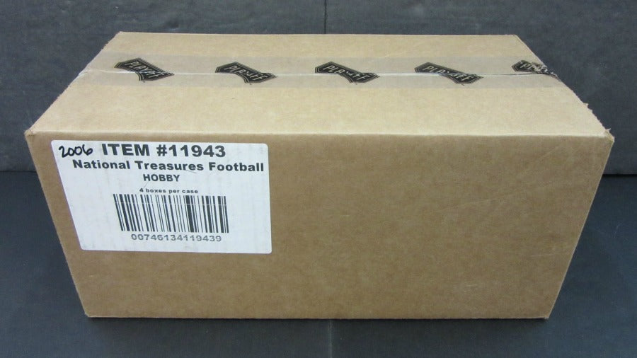 2006 Playoff National Treasures Football Case (Hobby) (4 Box)