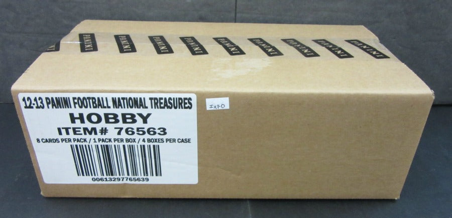 2012 Panini Playoff National Treasures Football Case (Hobby) (4 Box)