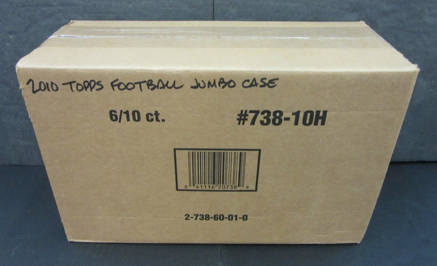 2010 Topps Football Jumbo Case (HTA) (6 Box)