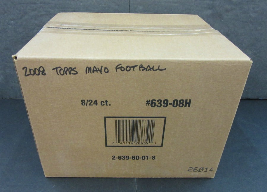 2008 Topps Mayo's Football Case (Hobby) (8 Box)