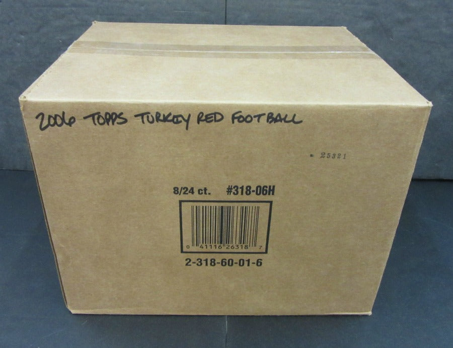 2006 Topps Turkey Red Football Case (Hobby) (8 Box)