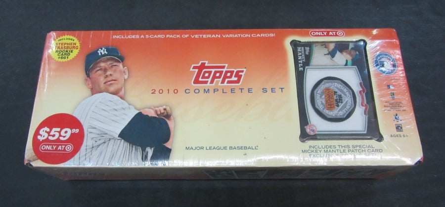 2010 Topps Baseball Factory Set (Target) (Mantle Patch)